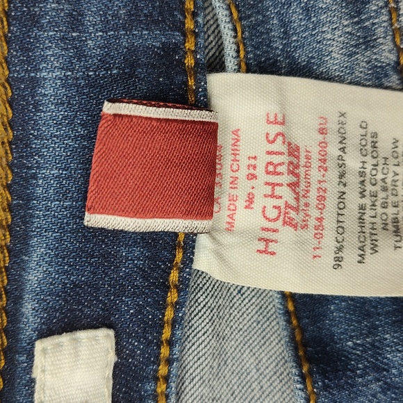 Stetson High-rise Flare Women's Denim Blue Jeans Size 10 Short - Picture 6 of 11